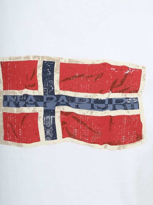 Napapijri T-skjorte Mahsa Hvit Product / Detail