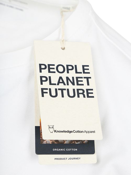 KnowledgeCotton Apparel T-skjorte Hvit Product / Detail