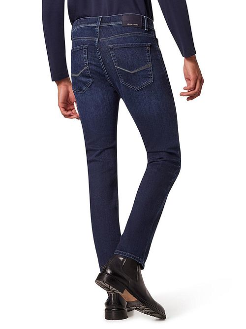 Jeansy Pierre Cardin Lyon Tapered Future Flex w kolorze granatowym Model / Achterkant