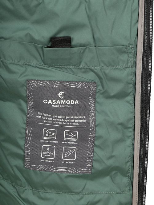 Kamizelka puchowa hybrydowa CASAMODA Hybrid Puffer w kolorze oliwkowym Product / Detail