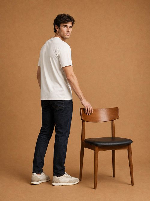 KING Essentials The Steve T-Shirt gris claro Model / Achterkant