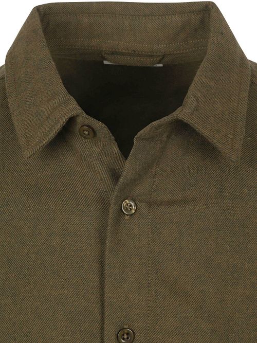 Knowledge Cotton Apparel Shirt Flannel Forrest Night Product / Detail