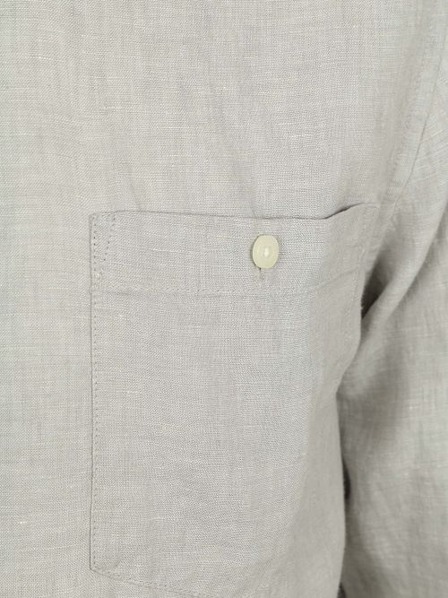 Knowledge Cotton Apparel Camisa Rayas Grey Product / Detail