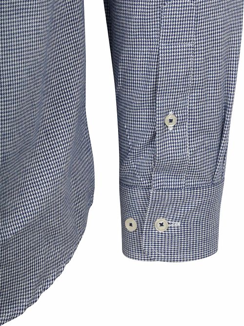 Koszula flanelowa Steppin' Out w splocie pepitka, niebieska Product / Detail