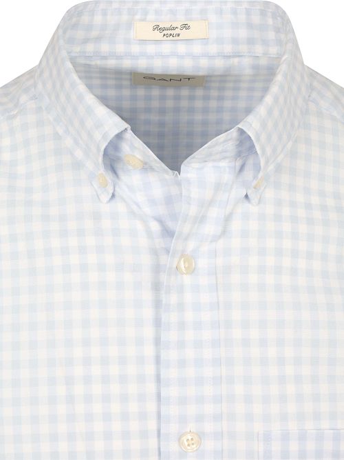 Koszula GANT Gingham Poplin College w kolorze błękitnym Product / Detail