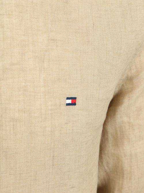 Koszula lniana Tommy Hilfiger w kolorze beżowym Product / Detail