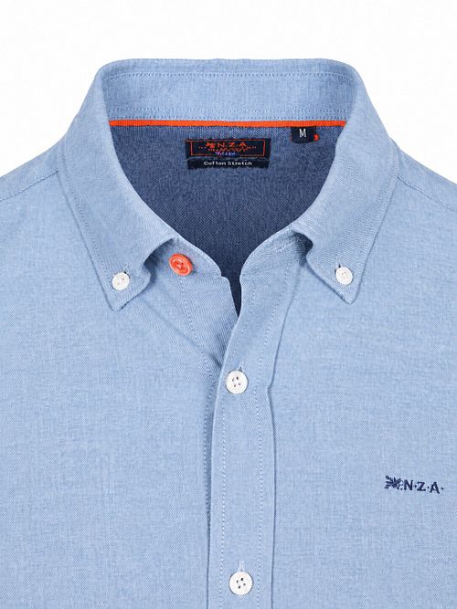 Koszula NZA Barn Twill z kołnierzykiem button-down w kolorze niebieskim Product / Detail