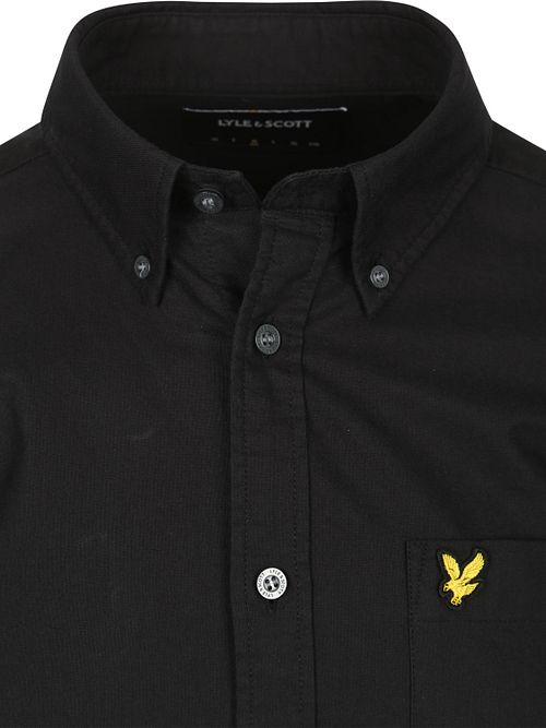 Koszula Oxford gładka Lyle & Scott czarna Product / Detail