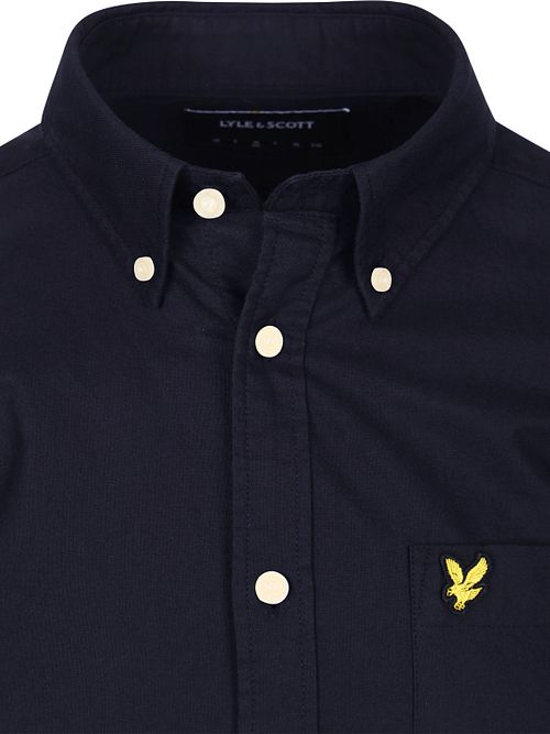 Koszula Oxford Lyle & Scott gładka, granatowa Product / Detail