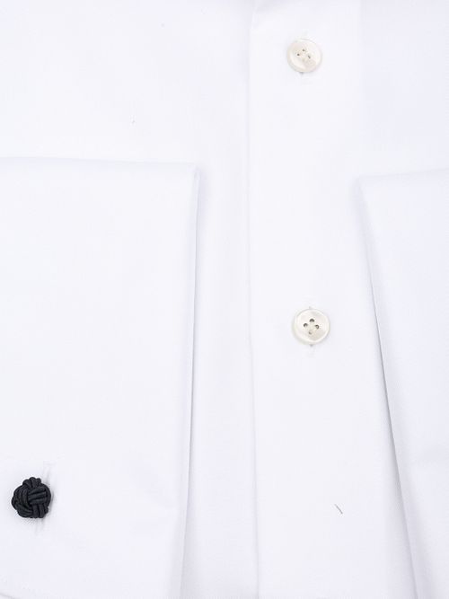 Koszula Profuomo slim fit z kołnierzykiem cutaway i podwójnym mankietem, biała Product / Detail