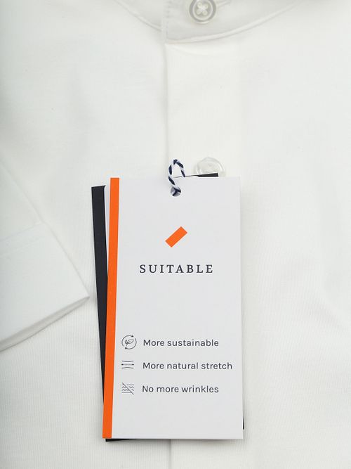 Koszula Suitable Erik z krótkim rękawem w kolorze białym Product / Detail