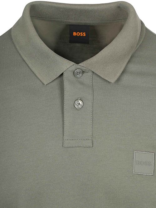 Koszulka polo BOSS Passerby z długim rękawem w kolorze zielonym Product / Detail