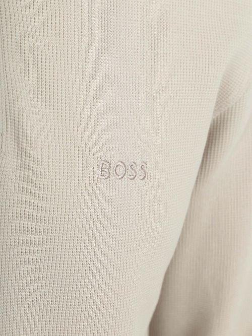 Koszulka polo BOSS Petempestolong z długim rękawem w kolorze ecru Product / Detail