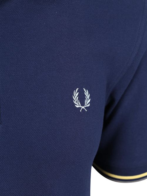 Koszulka polo Fred Perry Twin Tipped M3600 w kolorze granatowym 48A Product / Detail