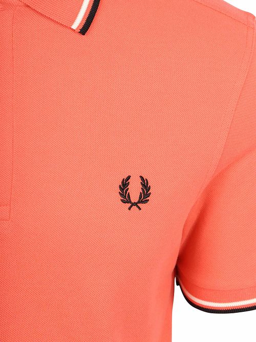 Koszulka polo Fred Perry Twin Tipped M3600 w kolorze różowym 04C Product / Detail