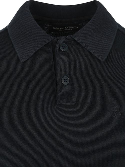 Koszulka polo Marc O'Polo z długim rękawem w kolorze granatowym Product / Detail