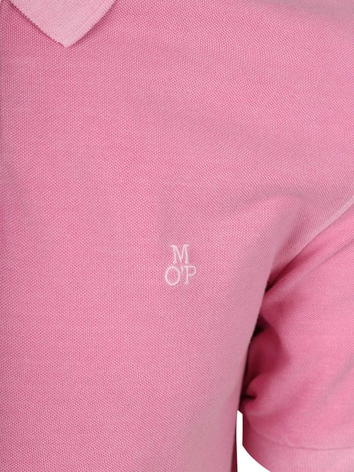Koszulka polo Marc O'Polo z piqué w kolorze pudrowego różu Product / Detail