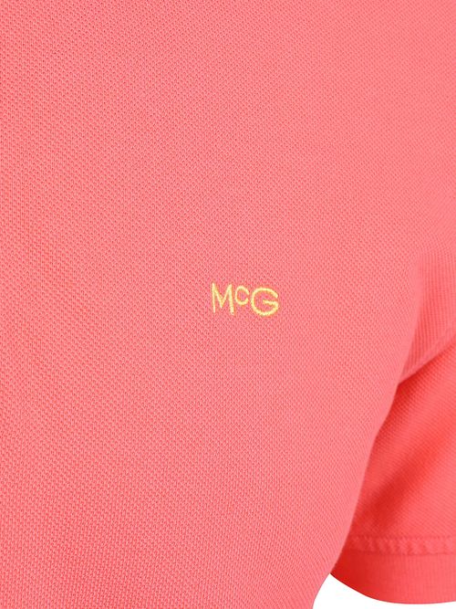 Koszulka polo McGregor z piki w kolorze koralowym Product / Detail
