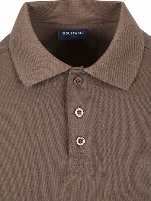 Koszulka polo Suitable Respect Tiger w kolorze brązowym Product / Detail