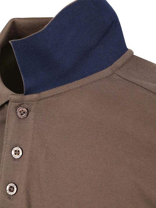 Koszulka polo Suitable Respect Tiger w kolorze brązowym Product / Detail
