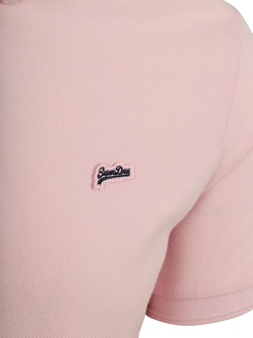 Koszulka polo Superdry Pique Classic Montauk w kolorze różowym Product / Detail