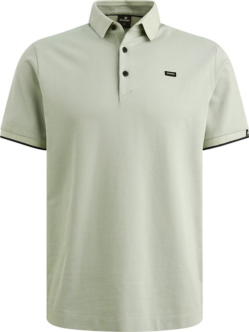 Koszulka polo Vanguard z piki Aqua Gray, regular fit, zielona Product