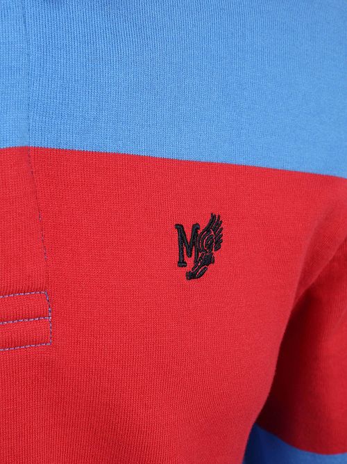 Koszulka rugby McGregor w paski granatowo-czerwone Product / Detail