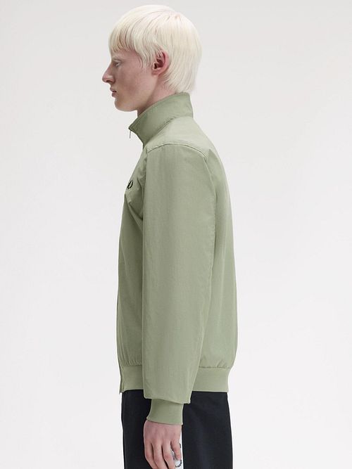 Kurtka Fred Perry Brentham w kolorze zielonym Model / Zijkant