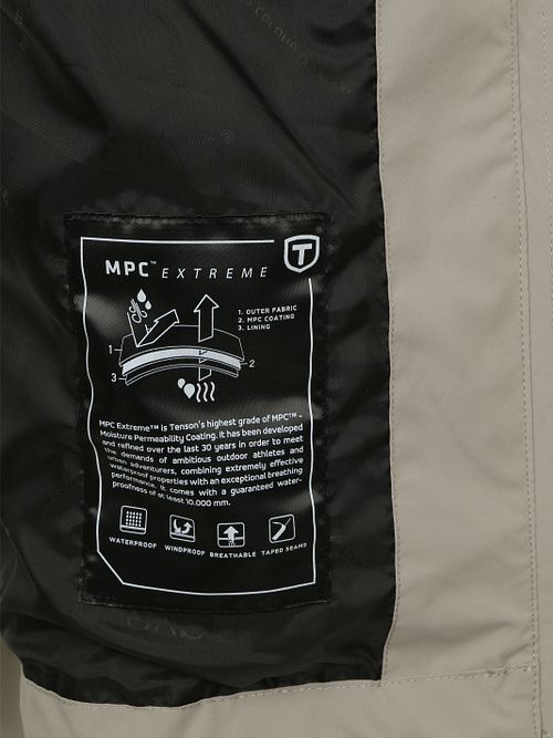 Kurtka przeciwdeszczowa Tenson Dustin MPC Extreme w kolorze szarobeżowym Product / Detail