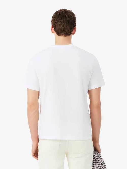 T-Shirt Lacoste Blanco Model / Achterkant