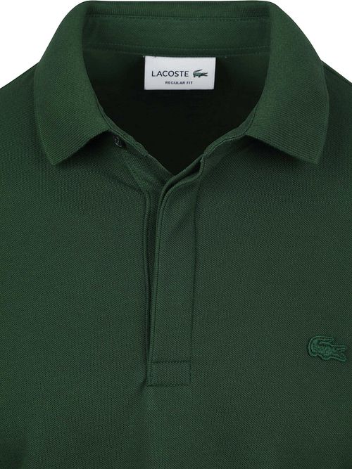 Lacoste Longsleeve Polo Shirt Piqué Dark Green Product / Detail