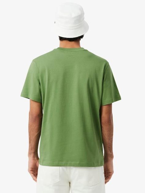 Lacoste T-Shirt Green Model / Achterkant