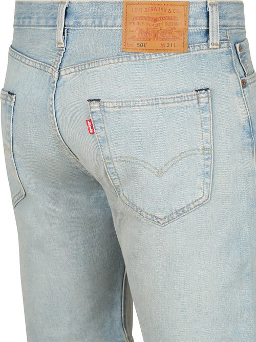 Levi’s 501 Denim Short Lichtblauw Product / Achterkant
