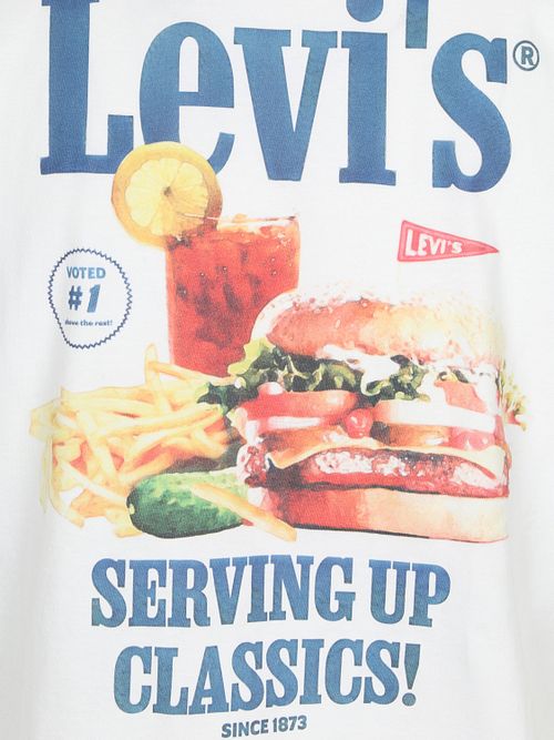 Levi Tee Relaxed Fit White Product / Detail