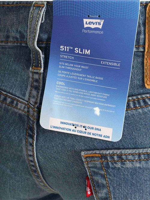 Levi's 511 Denim Jeans Mid Blau