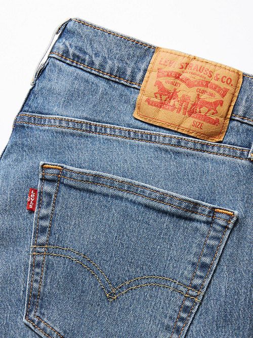 Levi's 511 Denim Jeans Mid Blue Model / Detail