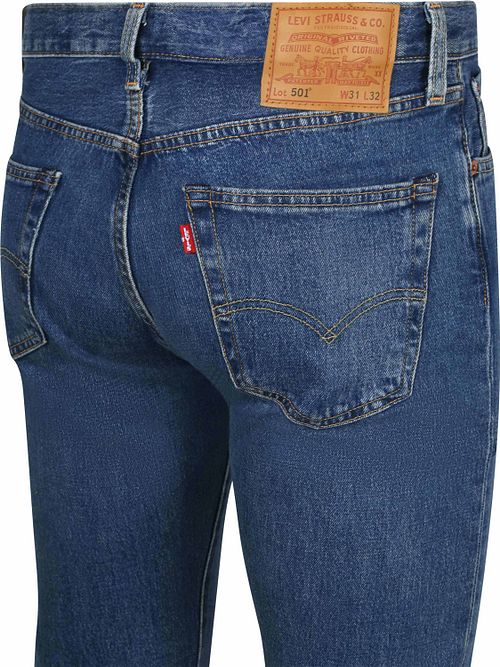Levi’s 501 Broek Mid Blauw