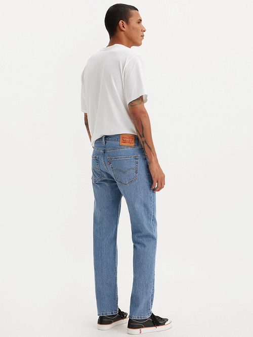 Levi's 511 Denim Jeans Mid Blauw Model / Achterkant