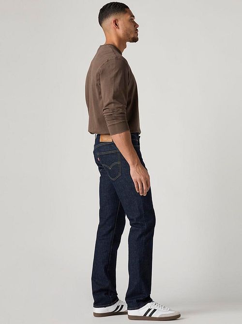Levi's 511 Denim Jeans Mørkeblå Model / Zijkant