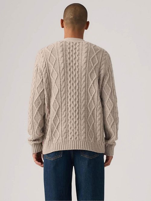 Cárdigan Levi's Original Valencia Beige Model / Achterkant