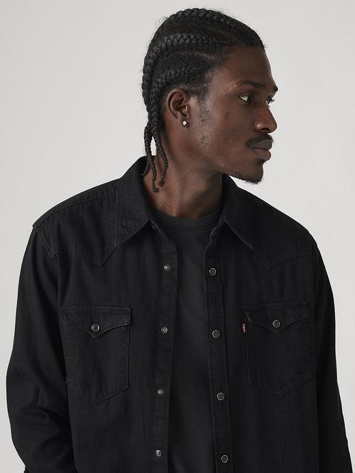 Chemise Levi's Barstow noire Model / Voorkant