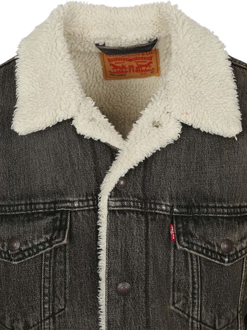 Levi's Sherpa Jacke Denim Anthrazit Product / Detail