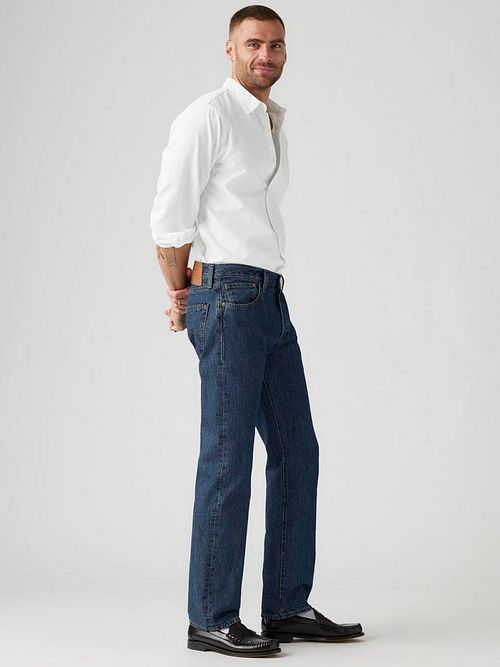 Jeans Levi's 501 Original Fit blu 0114 Model / Zijkant