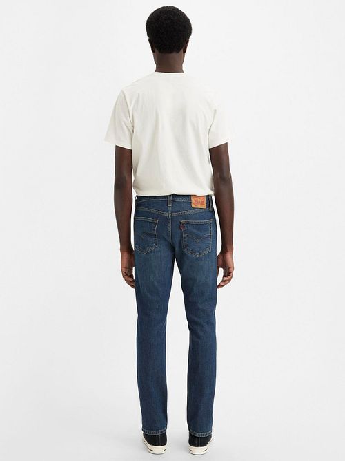 Jeansy Levi's 511 z denimu w kolorze granatowym Model / Achterkant