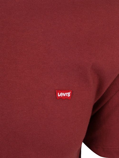 Levi's T-shirt Original Oxblood Röd Product / Detail