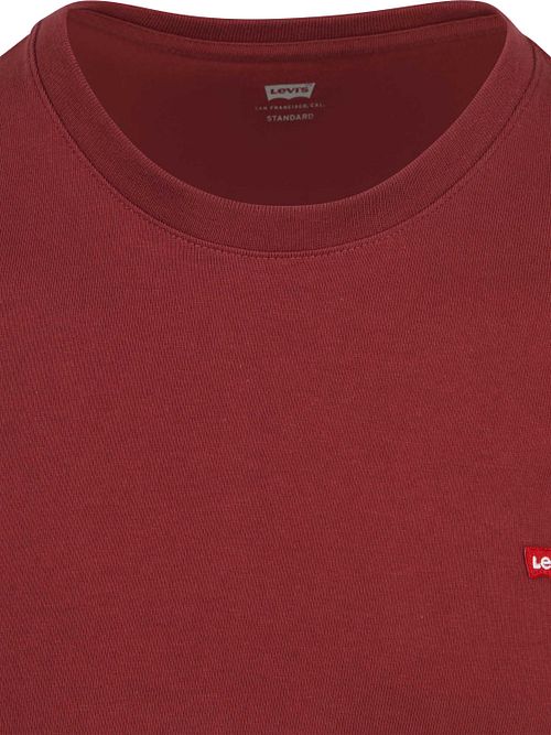 Levi's T-skjorte Original Oxblood Rød Product