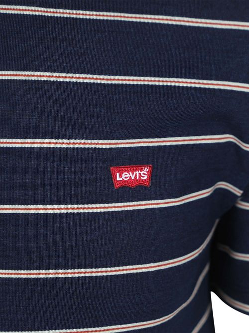 Levi's T-skjorte Striper Marineblå Product / Detail