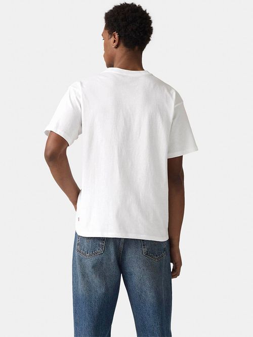 Levi T-shirt Vintage Grafisk Arkivplakat Model / Achterkant