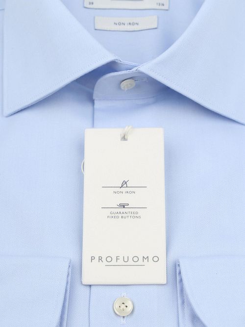 Profuomo Twill Hemd Lichtblauw Product / Detail