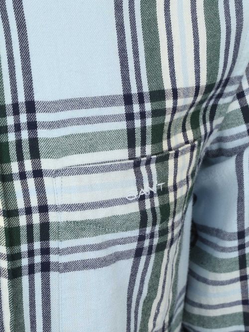 Gant Overhemd Flanel Ruit Blauw Product / Detail